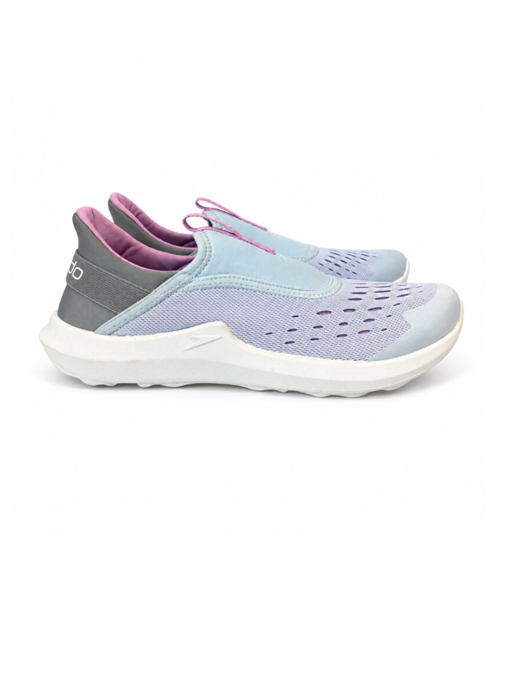 Speedo Slip-On Water Shoes Aqua Blue Pink Women’s Size 7-8